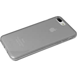 (On hold) Coque silicone pour Apple iPhone 7 Plus/8 Plus, Gris Transparent 