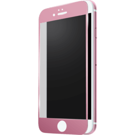 Protection d'écran en verre trempé (100% de surface couverte) pour Apple iPhone 7, Or Rose