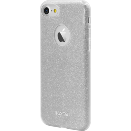 Coque slim pailletée étincelante pour Apple iPhone 7, Argent 