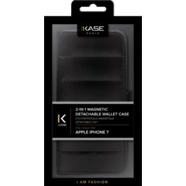 Étui portefeuille magnétique détachable 2-en-1 pour iPhone 6/6s/7/8