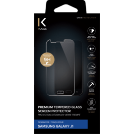 Protection d'écran premium en verre trempé pour Samsung Galaxy J1, Transparent