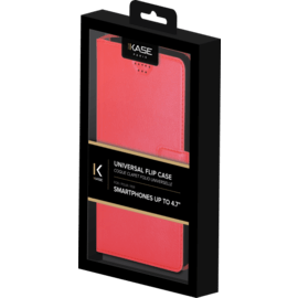 Coque clapet Universelle pour Smartphone (jusqu à 4.7 pouce), Lipstick Rouge