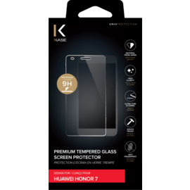 Protection d'écran premium en verre trempé pour Huawei Honor 7, Transparent
