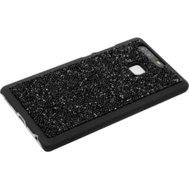 Coque Bling Strass pour Huawei P9, Minuit Noir