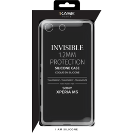Coque Slim Invisible pour Sony Xperia M5 1,2mm, Transparent 