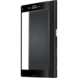 Protection d'écran en verre trempé (100% de surface couverte) pour Sony Xperia XZ/XZs, Noir