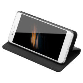 Étui et Coque slim magnétique 2-en-1 pour Huawei P10, Noir