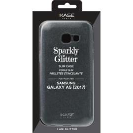 Coque slim pailletée étincelante pour Samsung Galaxy A5 (2017), Noir