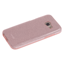Coque slim pailletée étincelante pour Samsung Galaxy A5 (2017), Or Rose 
