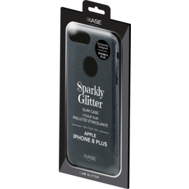 (Edition spéciale) Coque slim pailletée étincelante pour Apple iPhone 8 Plus, Noir