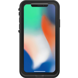Lifeproof Fre Waterproof Coque pour Apple iPhone X, Black & Lime