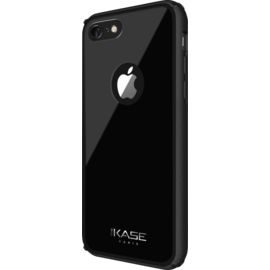 Coque en verre pour Apple iPhone 7/8, Gris Sidéral