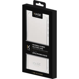Coque hybride invisible pour Apple iPhone 5/5S/SE, Transparente