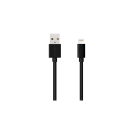 Câble Lightning certifié MFi Apple Charge Speed 2.4A charge/ sync (2M), Noir de jais