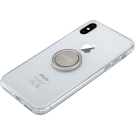 Flip magnétique anneau accroche & support smartphone, Argent