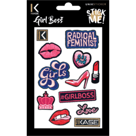 Girl Boss Stickers brodés 
