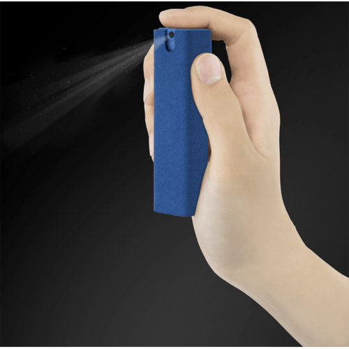 Nettoyant Écran Portable 2-en-1 10,5 Ml – Spray + Chiffon Microfibre – Pour Téléphone, PC, TV