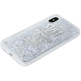 Coque Bling Bling hybride pailletée pour Apple iPhone X/XS, Your Best Morning