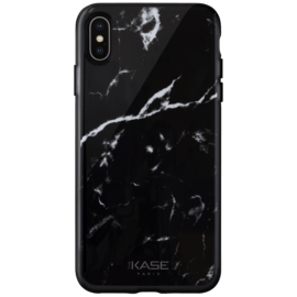 Coque effet marbré pour Apple iPhone X/XS, Noir Marquina