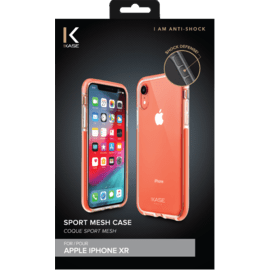 Coque Sport Mesh Case pour Apple iPhone XR, Orange ardent