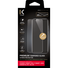 Protection d'écran premium en verre trempé pour Huawei P Smart 2019/ P Smart+ 2019/ Honor 10 lite/ Honor 20 Lite, Transparent