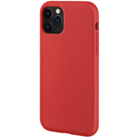 Coque antichoc en gel de silicone doux pour Apple  iPhone 11 Pro, Rouge Ardent 