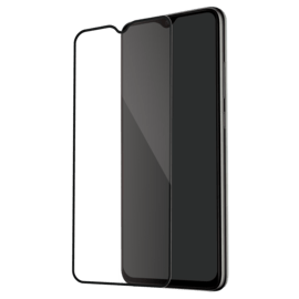 (O) Protection d'écran en verre trempé (100% de surface couverte) pour Xiaomi Redmi Note 8, Noir