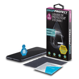DropProtect Liquide de Protection d'écran pour smartphones, tablettes et montres connectées (1 dose)