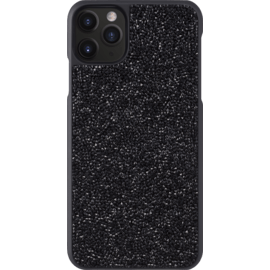 Coque Bling Strass pour Apple iPhone 13, Minuit Noir