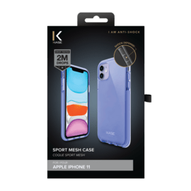 Coque Sport mesh pour Apple iPhone 11, Violet Lilas