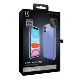 Coque Sport mesh pour Apple iPhone 11, Violet Lilas