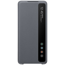 Clear View Cover gris pour Galaxy S20 PLUS