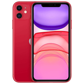 iPhone 11 reconditionné 64 Go, Rouge, SANS FACE ID, débloqué