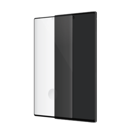Protection d'écran en verre trempé Bord à Bord Incurvé pour Samsung Galaxy Note20, Noir