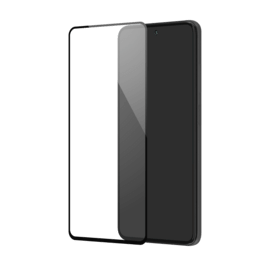 Protection d'écran en verre trempé (100% de surface couverte) pour Xiaomi Redmi Note 9 Pro, Noir