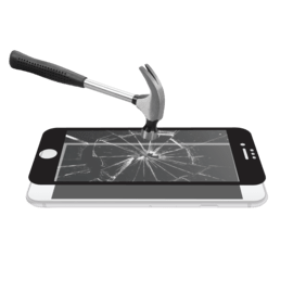 Protection d’écran antibactérienne en verre trempé ultra-résistant à bords incurvés pour Apple iPhone 6/6s/7/8/SE 2020, Noir