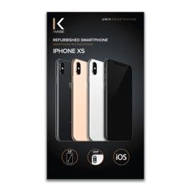 iPhone XS reconditionné 64 Go, Argent, débloqué
