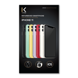 iPhone 11 reconditionné 128 Go, Rouge, débloqué