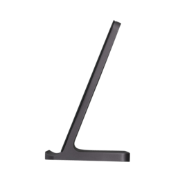 Support de recharge sans fil ultra fin en aluminium (Charge rapide 10W), Noir de Jais