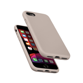 (O) Coque antichoc en gel de silicone doux pour Apple iPhone 12 mini, Rose Sable