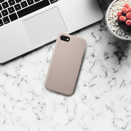 (O) Coque antichoc en gel de silicone doux pour Apple iPhone 12 mini, Rose Sable