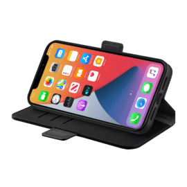 Etui & Coque robuste magnétique 2-en-1 pour iPhone Apple 12 Pro Max, Noir Onyx