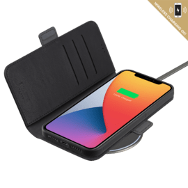 Etui & Coque robuste magnétique 2-en-1 pour iPhone Apple 12 Pro Max, Noir Onyx