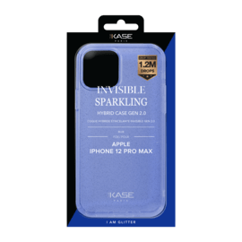 Coque hybride étincelante invisible GEN 2.0 pour Apple iPhone 12 Pro Max, Bleu