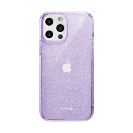 Coque hybride étincelante invisible pour iPhone Apple 12/12 Pro, Violet