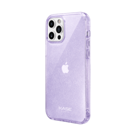 Coque hybride étincelante invisible pour iPhone Apple 12/12 Pro, Violet