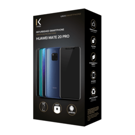 Mate 20 Pro reconditionné 128 Go, Noir, débloqué