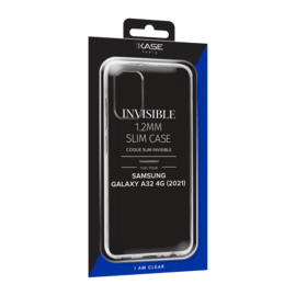 Coque Slim Invisible pour Samsung Galaxy A32 4G 2021 1.2mm, Transparente