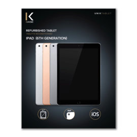 iPad (6th generation) reconditionné 32 Go, Or, débloqué