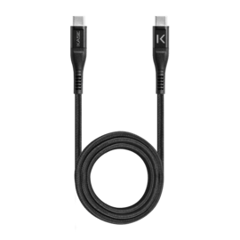 Câble USB-C vers USB-C renforcé 100W chargement rapide/Sync (1M)